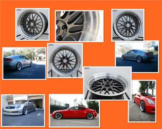 19 STAGGERED VARRSTOEN 5X114.3 LM STYLE WHEEL FIT G35 G37 350Z 370Z 