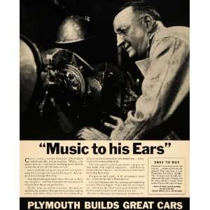   Chrysler Man Machine Engine Power   Original Print Ad