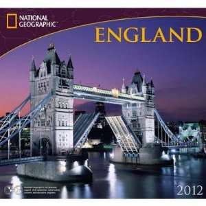  England   National Geographic 2012 Wall Calendar Office 