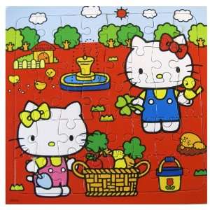  Sanrio 40 Piece Apple Picking Coloring Hello Kitty Puzzle 