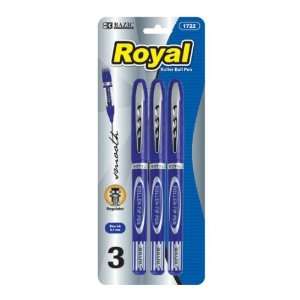    Bazic 1722  24 Royal Blue Rollerball Pen  Pack of 24 Toys & Games