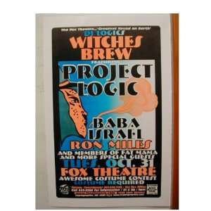  Project Logic Witches Brew Handbill DJ Logic poster 