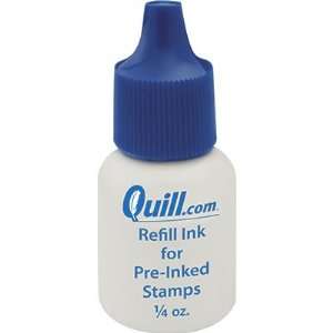  Quill Refill Ink for Quill Brand Pre Inked Stamps Blue 