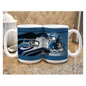  Seattle Seahawks NFL Coffee Mug   Helmet Style Sports 