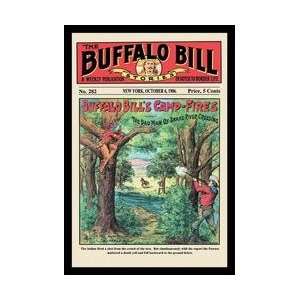  The Buffalo Bill Stories Buffalo Bills Camp Fires 20x30 