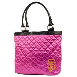  MLB San Francisco Giants Pink Quilted Tote Sports 