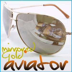 Mens Sunglasses Aviator Shades Mirror Mirrored Designer  