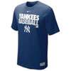 Nike MLB Dri Fit Graphic T Shirt   Mens   Yankees   Navy / White