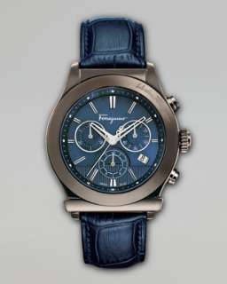 Blue Chronograph Watch  