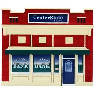  Center State Bank N Scale Train Building Toys & Games