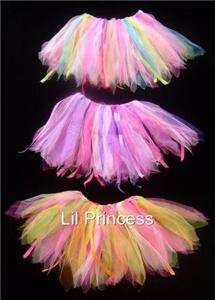 Green, Pink Fairy Ballet Tutu Dance Ribbon Tulle Tutus  