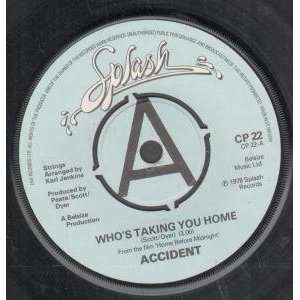   YOU HOME 7 INCH (7 VINYL 45) UK SPLASH 1978 ACCIDENT (70S) Music