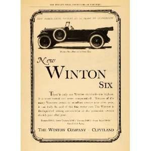  1922 Ad Winton Six Sport Car Automobile Cleveland Motor 