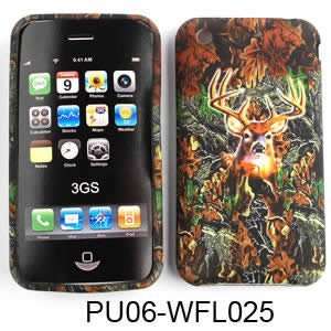  Apple iPhone 1G/2G/3G/3GS PU Skin, Camo/Camouflage Hunter 