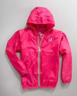 Claude Classic Packable Waterproof Jacket, Magenta