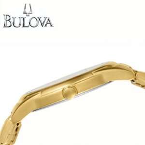 New Bulova Caravelle Mens Goldtone Dress Watch 44B11 042429399211 