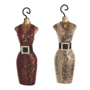  6 Fashion Avenue Cheetah and Snake Skin Print Dress Christmas 
