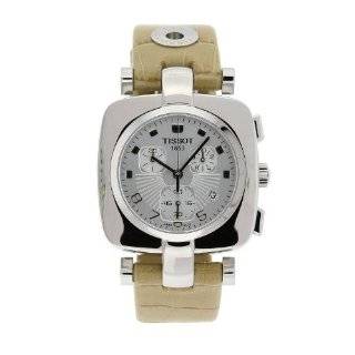   Womens T0203171603700 T Trend Odaci T Chronograph Beige Leather Watch