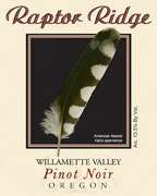 Raptor Ridge Willamette Valley Pinot Noir 2009 