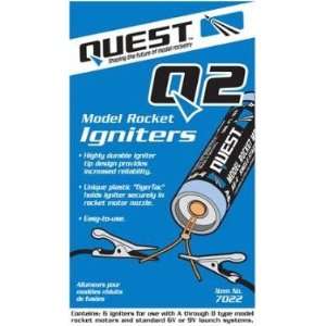  Quest   Q 2 Model Rocket Igniters, 6 Igniters (Model 