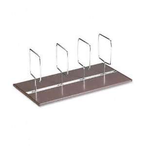  C Line  4 Section Adjustable Book Tray, Metal, 17 x 8 5/8 