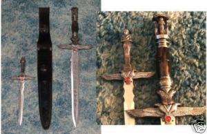 Egyptian Mummy Dagger Set sword knives swords daggers  