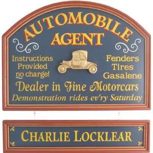 Auto Agent Gift Sign Personalized