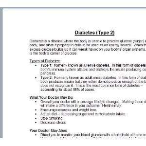  Custom Diabetes Patient Information Form 