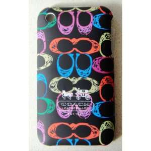  iPhone 3Gs 3G C STYLE Black Mu BACK Hard CASE/COVER Cell 