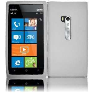 VMG Nokia Lumia 900 AT&T Soft Skin Case 2 Item Combo   SOLID WHITE 