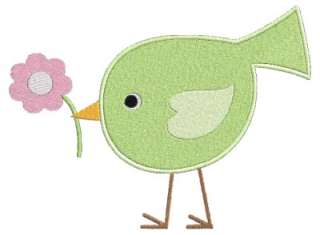 Spring Birds Machine Embroidery Designs  