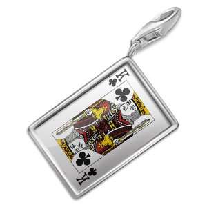  FotoCharms King of Clubs   King / card game   Charm with 