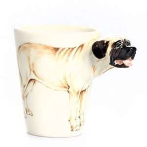  Mastiff Sculpted Ceramic Dog Coffee Mug