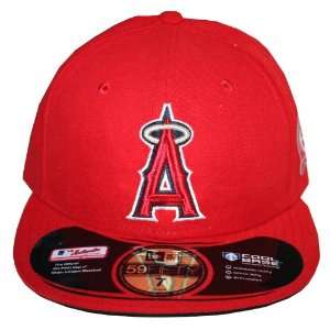 Majestic Los Angeles Angels of Anaheim Red On Field 50th Anniversary 
