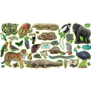  Bb Set Rain Forest Animals 2 Press Sht Toys & Games