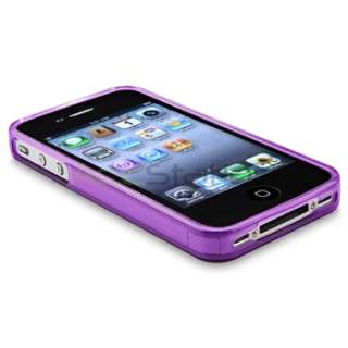 Clear Frost TPU Gel Soft Hard Case Cover Skin For iPhone 4S 4G 4th 