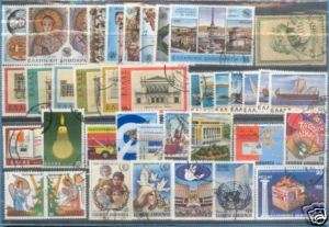 GREECE. 10 Complete Sets, 37 Greek Stamps [No N 1].  
