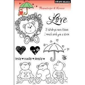 Penny Black Clear Stamps, Raindrops & Kisses
