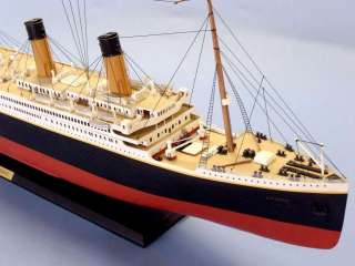 Titanic 50 Limited Ocean Liner Model Wooden Ship  