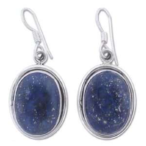  Lapis lazuli, Blue Destiny 0.6 W 1.6 L Jewelry