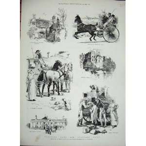    1888 Horse Coach Crown Bawtry Newark Castle Stilton