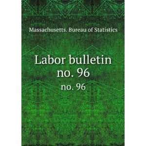    Labor bulletin. no. 96 Massachusetts. Bureau of Statistics Books