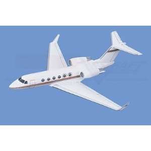  Gulfstream IV,  White w/ Pin Stripe Aircraft Model 