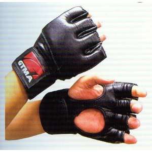  GTMA MMA Mixed Martial Arts Grappling Gloves   Black 