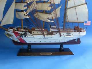 USCG Eagle 21 Scale Coast Guard Wooden Ship Model  