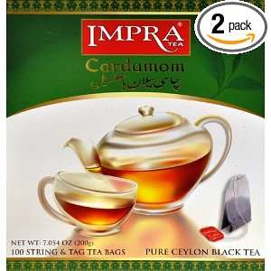 Impra Pure Ceylon Black Tea, 100 Count Grocery & Gourmet Food