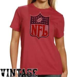  Junk Food NFL Shield Womens Vintage Short Sleeve T Shirt 