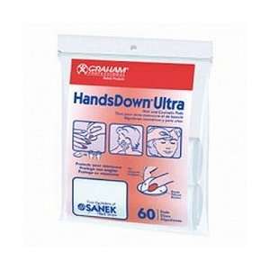 Graham Handsdown Ultra Nail & Cosmetic Pads  White  1.75 Round  60 ct 