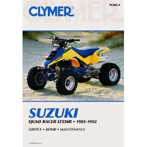    CLYMER REPAIR MANUAL SUZUKI LT250R QUAD RACER 85 92 Automotive