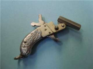 Vintage Miniature Toy Cap Gun Watch FOB Charm marked Austria